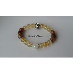 Boldogság ásvány karkötő 