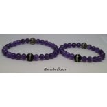 Tibeti gyógyító energia Dzi ásvány karkötő Férfi 