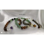 Pénz Mágnes ásvány karkötő szett Unisex!