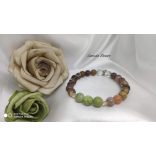 Föld Elem ásvány karkötő Stabilitás • Megelégedettség • Növekedés