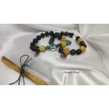 Sámán – A kígyó amulett Palo Santo karkötő Regeneráció - Gyógyulás – Szerencse Férfi ásványi karkötő