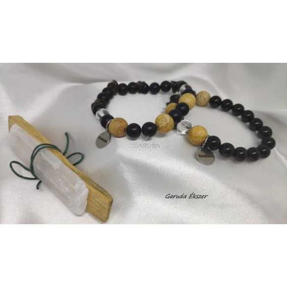 Sámán – A Varjú amulett Palo Santo Női karkötő Védelem-Változás-Bölcsesség