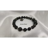 Végtelen Sungit  Kambaba Férfi ásvány karkötő Fibonacci szekvenciával