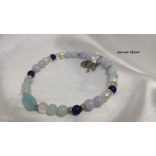 Nai’a  A delfinek érintése  Larimár Aquamarin ásványkarkötő.