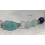 Nai’a  A delfinek érintése  Larimár Aquamarin ásványkarkötő.