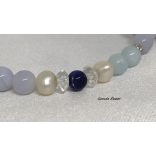 Nai’a  A delfinek érintése  Larimár Aquamarin ásványkarkötő.