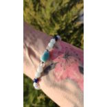 Nai’a  A delfinek érintése  Larimár Aquamarin ásványkarkötő.