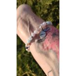 Nai’a  A delfinek érintése  Larimár Aquamarin ásványkarkötő.