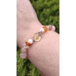 Virágzó kapcsolat a Nap  - Az anyaság és boldogság amulettje Hawaii energia ásványkarkötő