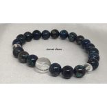 Krizokolla ásvány karkötő Új KEZDET, TISZTA KOMMUNIKÁCIÓ, MEGNYUGVÁS