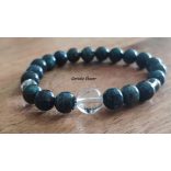 Krizokolla ásvány karkötő Új KEZDET, TISZTA KOMMUNIKÁCIÓ, MEGNYUGVÁS