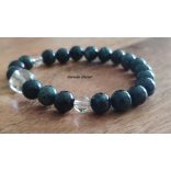 Krizokolla ásvány karkötő Új KEZDET, TISZTA KOMMUNIKÁCIÓ, MEGNYUGVÁS