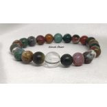 Óceán jáspis   ásvány karkötő ÖNMAGAD ELÖTÉRBE HOZÁSA, AZ ÖRÖM MEGTALÁLÁSA, OPTIMIZMUS