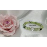 Prehnit ásvány karkötő MEGÚJULÁS, BÉKE, REMÉNY