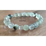 Prehnit ásvány karkötő MEGÚJULÁS, BÉKE, REMÉNY