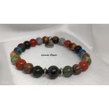 Szinergia Az ERŐ ásvány karkötő Sungittal  BELSŐ ENERGIA, ERŐ, BÁTORSÁG Unisex Férfiaknak is !