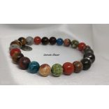 Szinergia Az ERŐ ásvány karkötő Sungittal  BELSŐ ENERGIA, ERŐ, BÁTORSÁG Unisex Férfiaknak is !