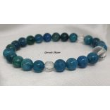 Apatit ásvány karkötő INSPIRÁCIÓ, ELÉGEDETTSÉG, MOTIVÁCIÓ