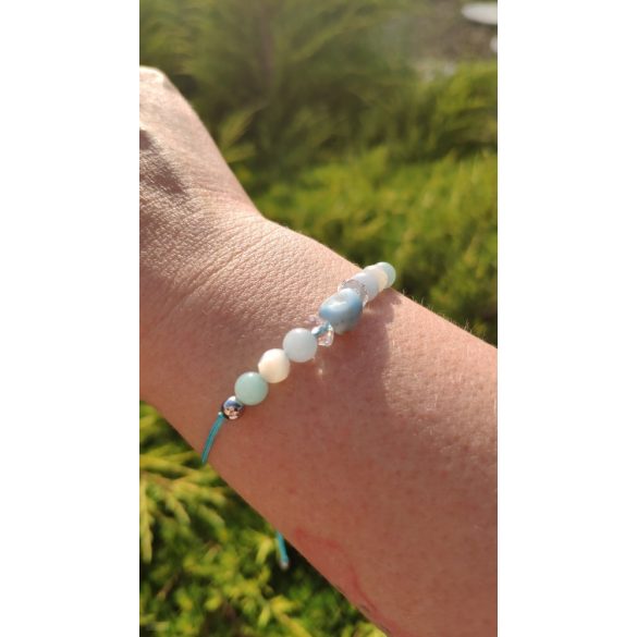 A tenger gyógyító ereje – Hawaii energia ásvány karkötő/ bokalánc /Anya lánya-karkötő