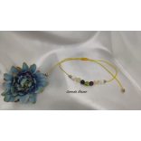 A napfény boldogsága – Hawaii energia ásvány karkötő/ bokalánc /Anya lánya-karkötő