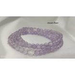 108 karkötő Ametiszt Hegyikristály ásványkarkötő