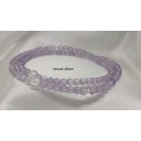 108 karkötő Ametiszt Hegyikristály ásványkarkötő