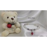 Pua a Ka Poli  - A szív virága  A Nőiesség a szerelem és az anyaság szerencse karkötője 2022  Hawaii ásvány karkötő 