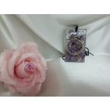 Ibolya láng – Garuda orgonit medál Chaorit - Ametiszt- Hegyikristály-Szelenit