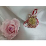 Rózsaszín fény – Garuda Orgonit medál Rózsakvarc – Peridot -Gránát- Hegyikristály-Szelenit