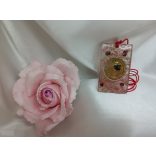 Rózsaszín fény – Garuda Orgonit medál Rózsakvarc – Peridot -Gránát- Hegyikristály-Szelenit