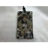 A Pajzs – Garuda  orgonit medál Sungit - Turmalin- Pirit-Hegyikristály-Szelenit