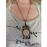 A Pajzs – Garuda  orgonit medál Sungit - Turmalin- Pirit-Hegyikristály-Szelenit