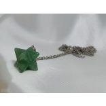 Garuda Frekvencia Kristály Skaláris Medál 639 Hz– Aventurin Merkaba ásvány medál 639 HZ solfeggio/szolfézs frekvenciával