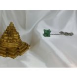 Garuda Frekvencia Kristály Skaláris Medál 639 Hz– Aventurin Merkaba ásvány medál 639 HZ solfeggio/szolfézs frekvenciával