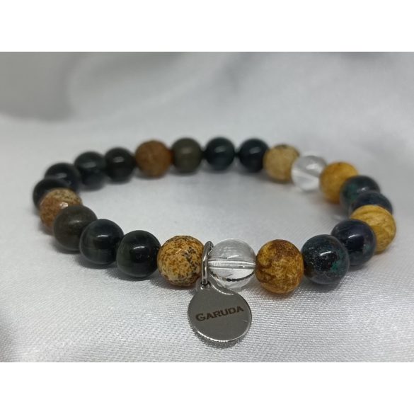 Sámán – A Hírhozó  - Kondor/Sólyom amulett Palo Santo  ásvány karkötő limitált darabszám