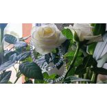 108 karkötő  Kék Fluorit ásványkarkötő Béke, Boldogság, Nyugalom