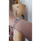 108 karkötő  Kék Fluorit ásványkarkötő Béke, Boldogság, Nyugalom