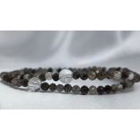 108 karkötő  Turmalinkvarc ásványkarkötő NEGATIVITÁS ELTÁVOLÍTÁSA • SZERENCSE• VÉDELEM