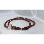 108 karkötő  Gránát ásványkarkötő egészség, energia, szenvedély 