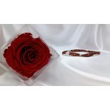 108 karkötő  Gránát ásványkarkötő egészség, energia, szenvedély 