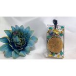 A Vízöntő Kora  – Garuda Skaláris Prána orgonit medál kék zafir - Türkiz- Akvamarin-Hegyikristály-Szelenit - Flanagan cosmic szenzorral