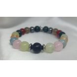 Szinergia Vese ásvány karkötő sungit kristállyal