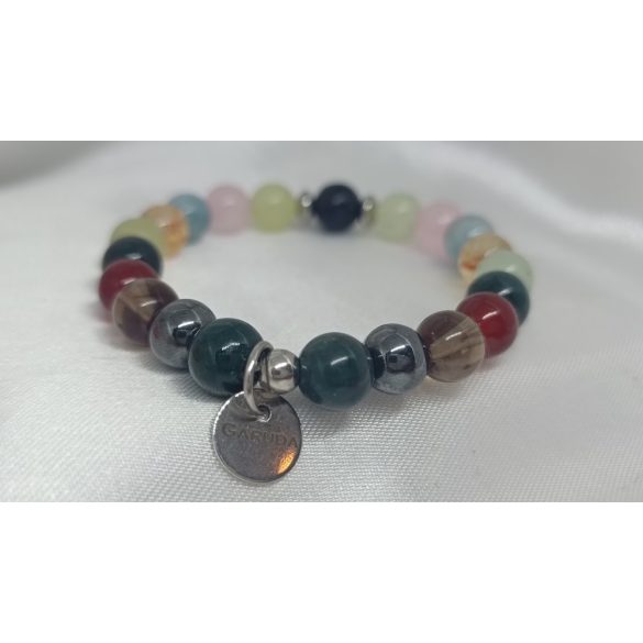 Szinergia Vese ásvány karkötő sungit kristállyal