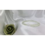 108 karkötő  Prehnit ásványkarkötő  Angyali kapcsolat – Jövőbelátás- Béke 