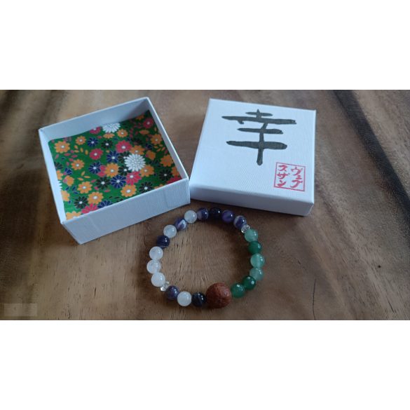 A talizmán lélegzete – A szelid kis virágok, ásvány karkötő 