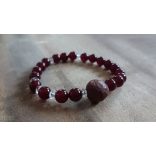 A talizmán lélegzete – Vörös Rózsa, ásvány karkötő 