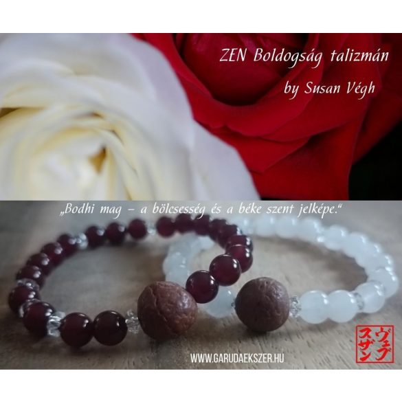 A talizmán lélegzete – Vörös Rózsa, ásvány karkötő 