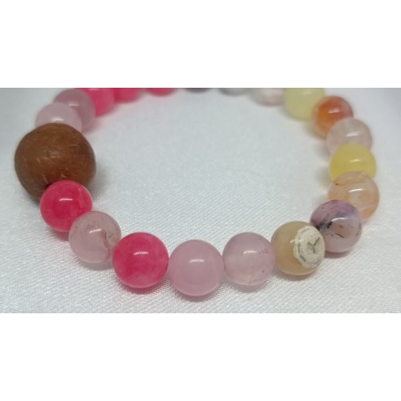 A talizmán lélegzete – A szeretet gyertyái, ásvány karkötő 