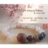 A talizmán lélegzete – Cseresznyefavirágzás, ásvány karkötő 