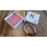 A talizmán lélegzete – Cseresznyefavirágzás, ásvány karkötő 